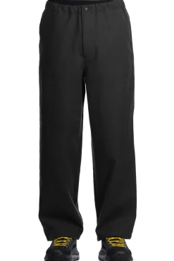 Clearance Still by Hand Wool mix easy pants - Charcoal