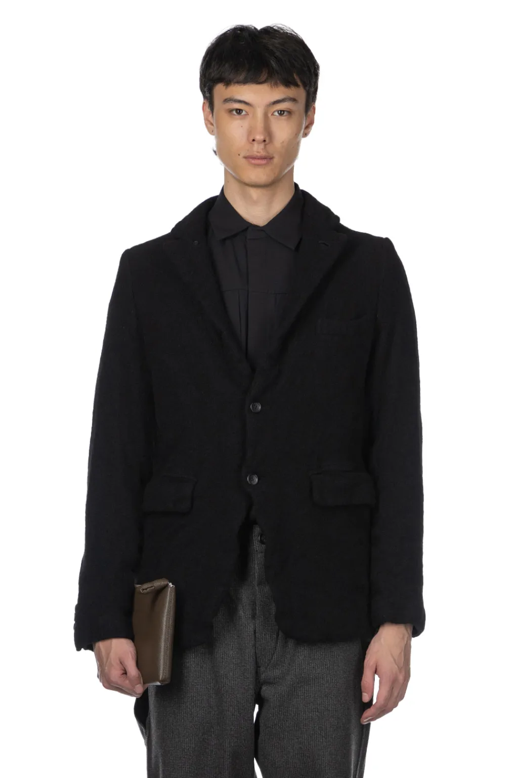 Outlet Comme Des Garcons Homme Deux Wool Nylon Blazer