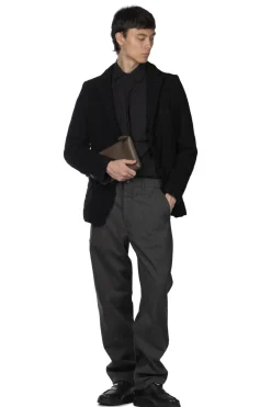 Outlet Comme Des Garcons Homme Deux Wool Nylon Blazer