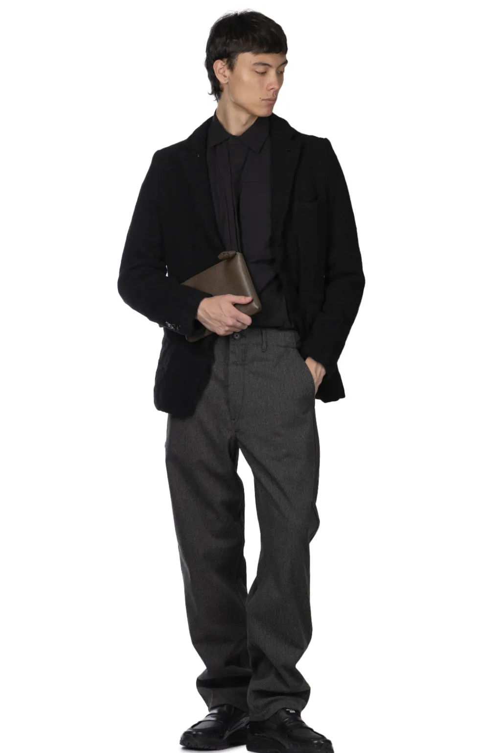 Outlet Comme Des Garcons Homme Deux Wool Nylon Blazer