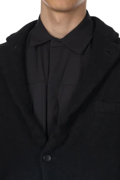 Outlet Comme Des Garcons Homme Deux Wool Nylon Blazer