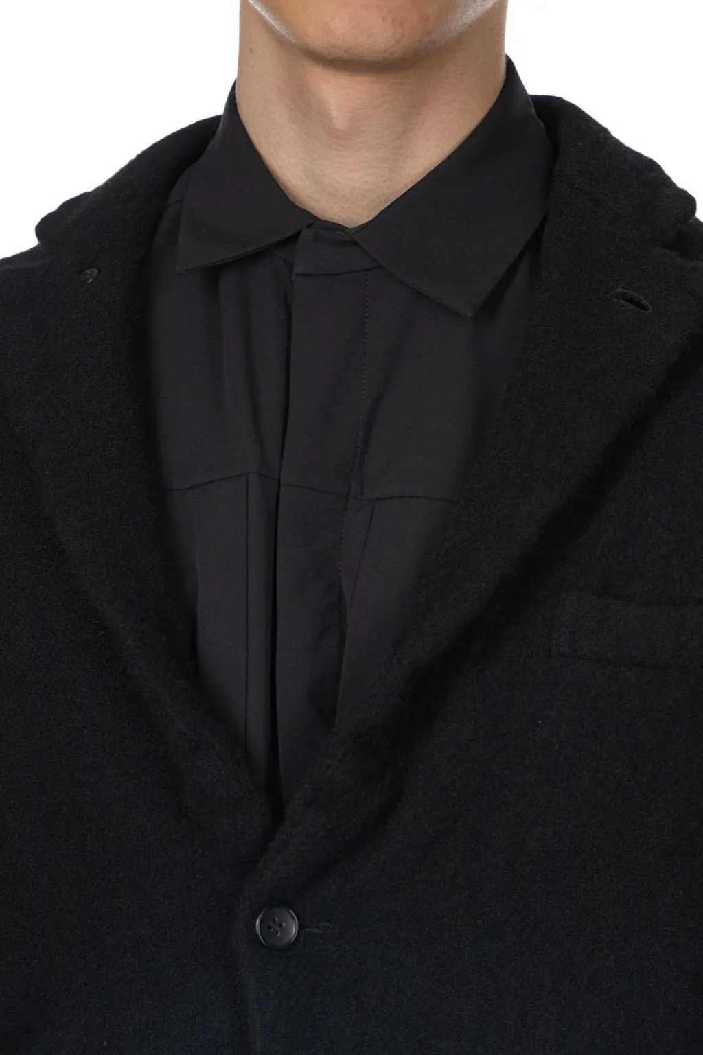 Outlet Comme Des Garcons Homme Deux Wool Nylon Blazer