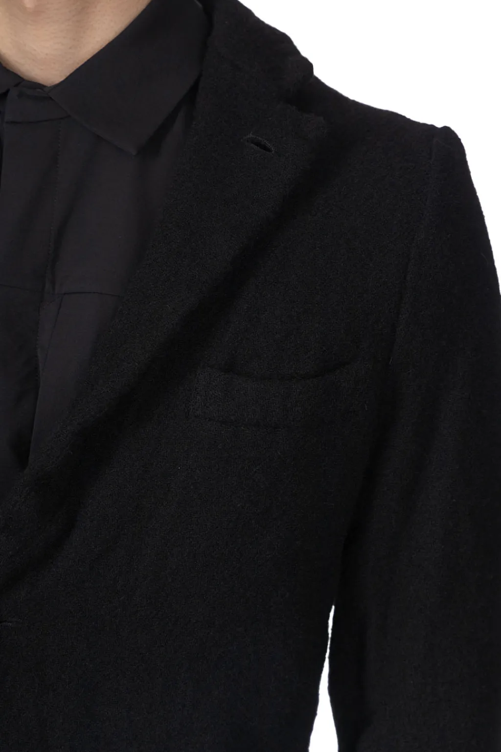Outlet Comme Des Garcons Homme Deux Wool Nylon Blazer