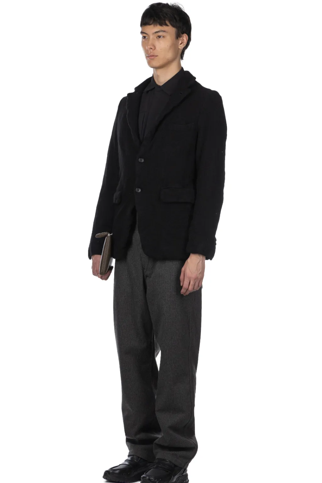 Outlet Comme Des Garcons Homme Deux Wool Nylon Blazer