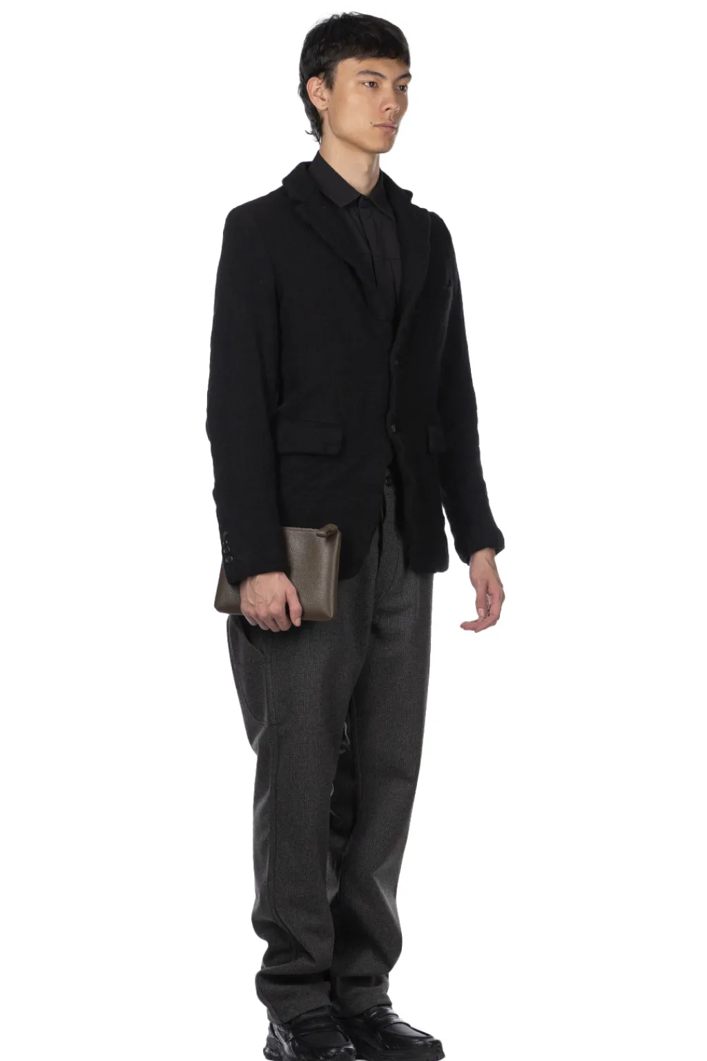 Outlet Comme Des Garcons Homme Deux Wool Nylon Blazer