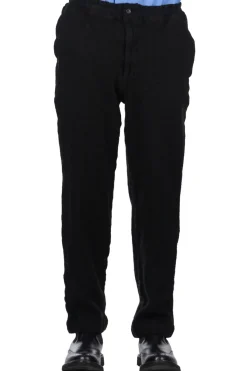 Fashion Comme Des Garcons Homme Deux Wool Nylon Cropped Pants - Dyed Black