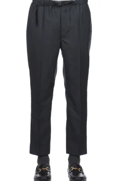 Outlet Comme Des Garcons Homme Wool Pants With Tactical Belt - Charcoal