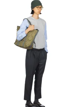 Outlet Comme Des Garcons Homme Wool Pants With Tactical Belt - Charcoal