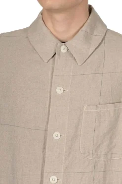 New Kaptain Sunshine Work Shirt Jacket - Natural Pane
