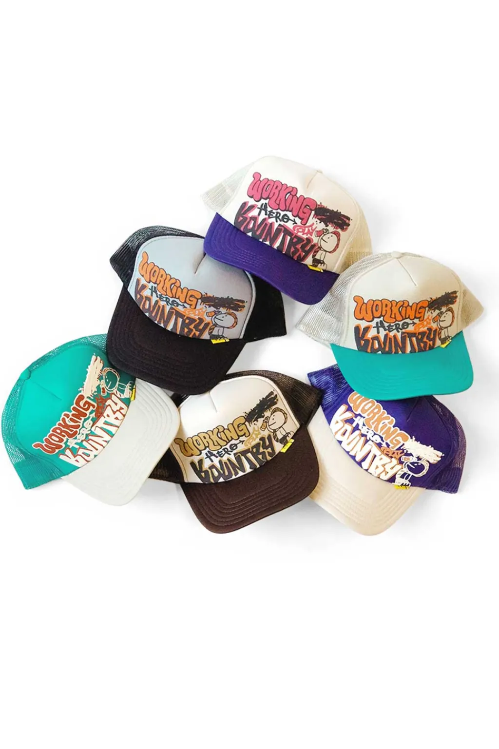 Clearance Kapital WORKING HERO Trucker Cap - 6 Color Choices
