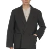New LEMAIRE Workwear Blazer - Carbon Blue