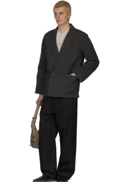 New LEMAIRE Workwear Blazer - Carbon Blue