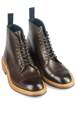 Fashion Tricker's X Blue Button Shop - Axton in Espresso Burnished