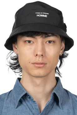 Hot Comme Des Garcons Homme x BRIEFING Nylon Bucket Hat - Black