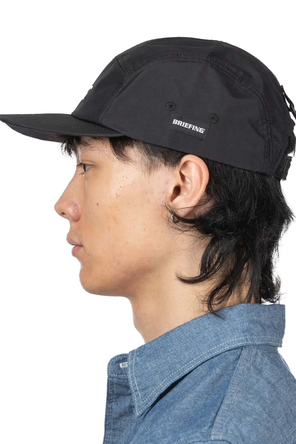 New Comme Des Garcons Homme x BRIEFING Nylon Cap - Black