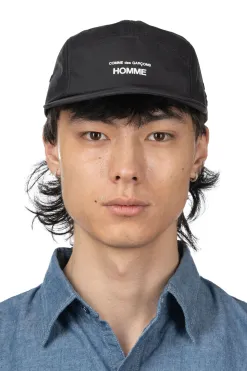 New Comme Des Garcons Homme x BRIEFING Nylon Cap - Black