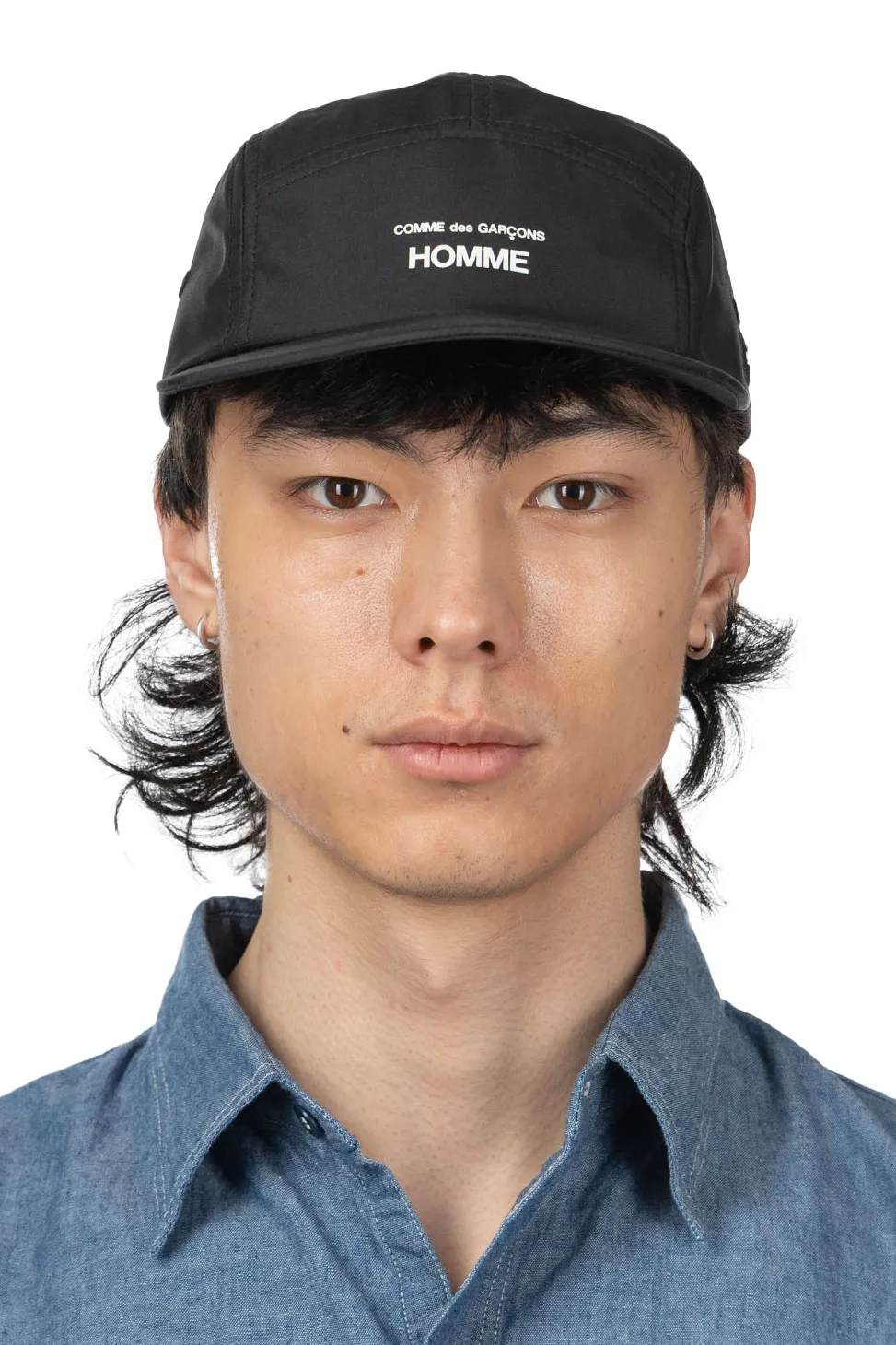 New Comme Des Garcons Homme x BRIEFING Nylon Cap - Black