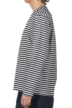Online Junya Watanabe MAN x Comme des Garçons Striped LS T-Shirt - White Black