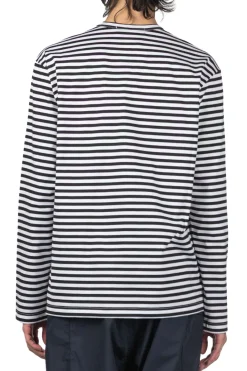 Online Junya Watanabe MAN x Comme des Garçons Striped LS T-Shirt - White Black