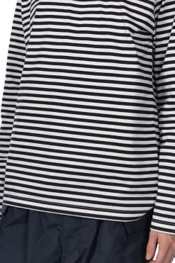 Online Junya Watanabe MAN x Comme des Garçons Striped LS T-Shirt - White Black