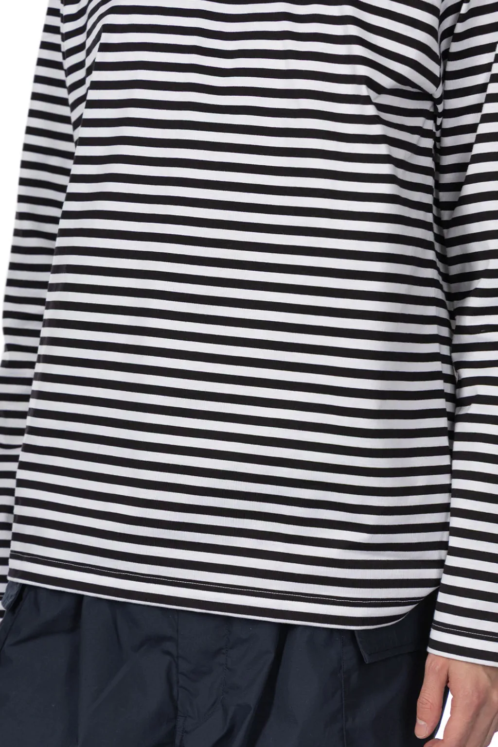 Online Junya Watanabe MAN x Comme des Garçons Striped LS T-Shirt - White Black