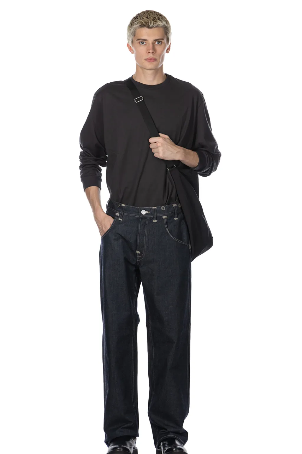 Clearance Junya Watanabe MAN X Levi's Denim - Navy x White