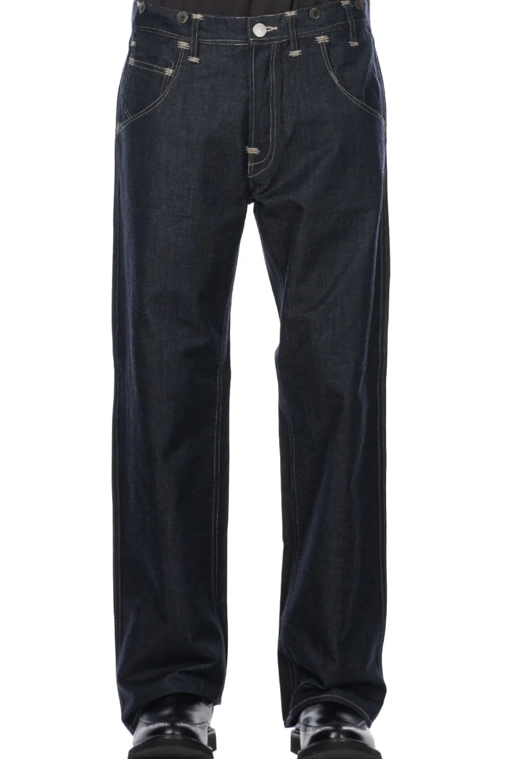 Clearance Junya Watanabe MAN X Levi's Denim - Navy x White