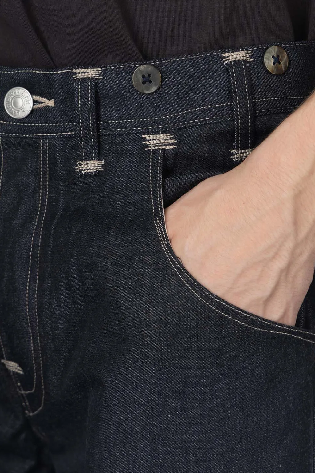 Clearance Junya Watanabe MAN X Levi's Denim - Navy x White