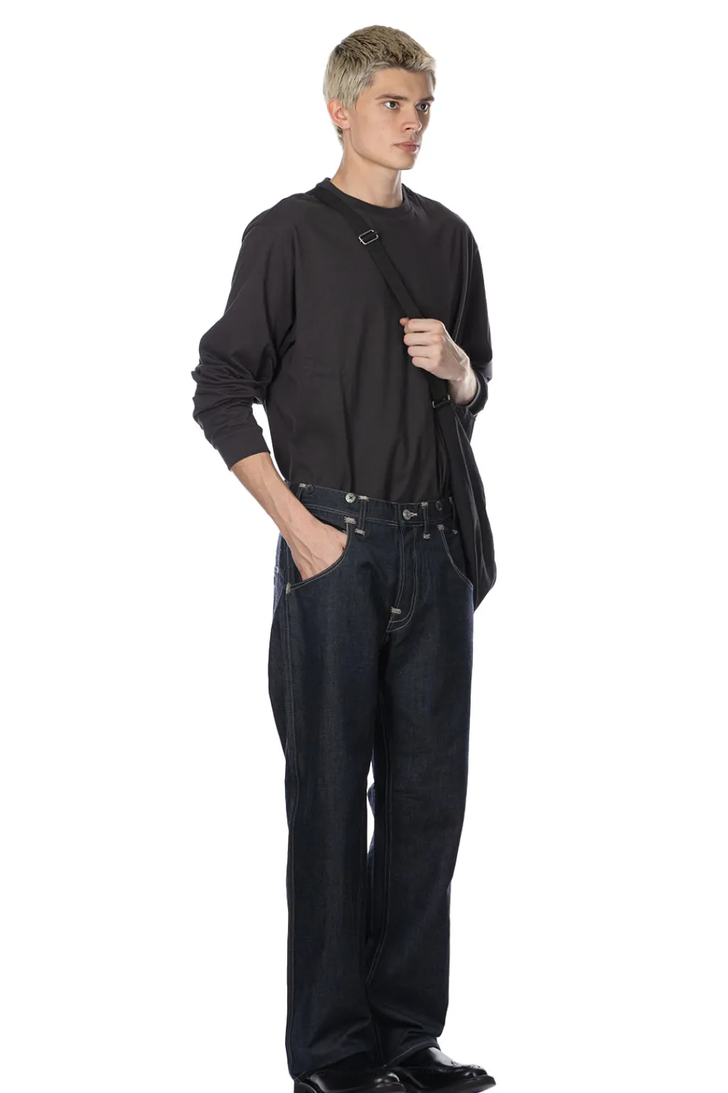 Clearance Junya Watanabe MAN X Levi's Denim - Navy x White