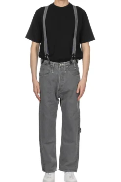 Clearance Junya Watanabe MAN x Levi's Denim - Suspender Pants - Grey
