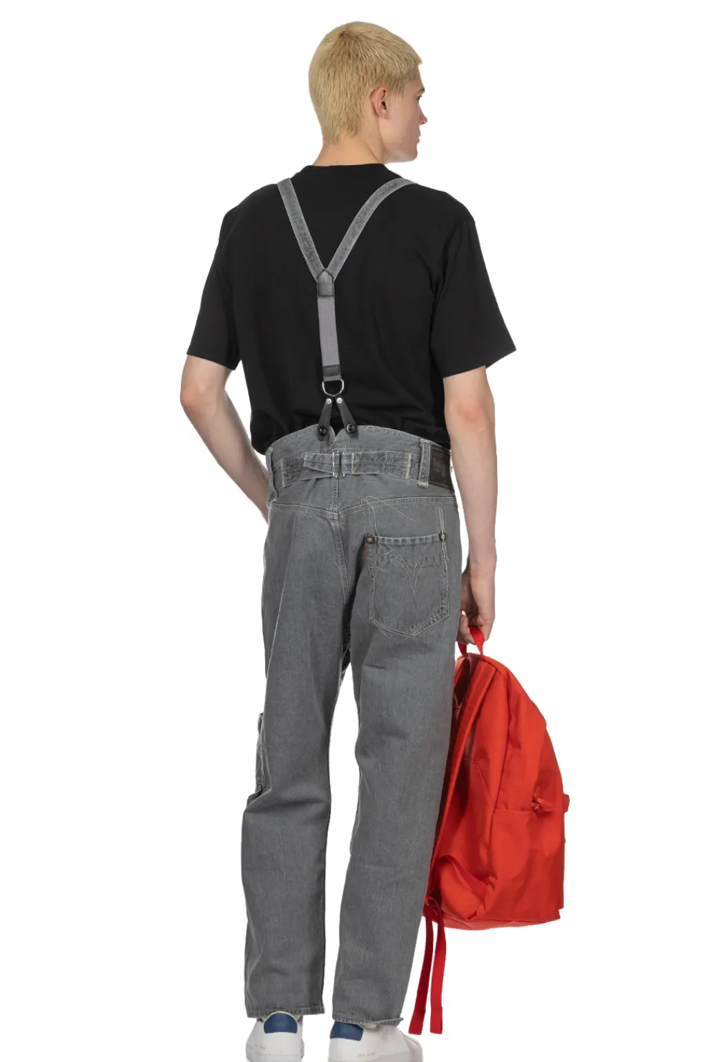 Clearance Junya Watanabe MAN x Levi's Denim - Suspender Pants - Grey