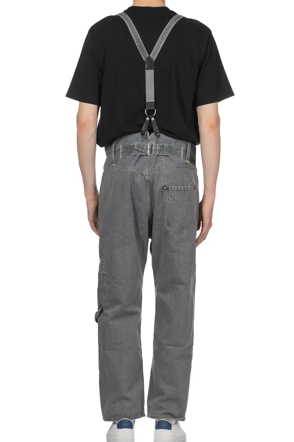 Clearance Junya Watanabe MAN x Levi's Denim - Suspender Pants - Grey