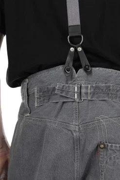 Clearance Junya Watanabe MAN x Levi's Denim - Suspender Pants - Grey