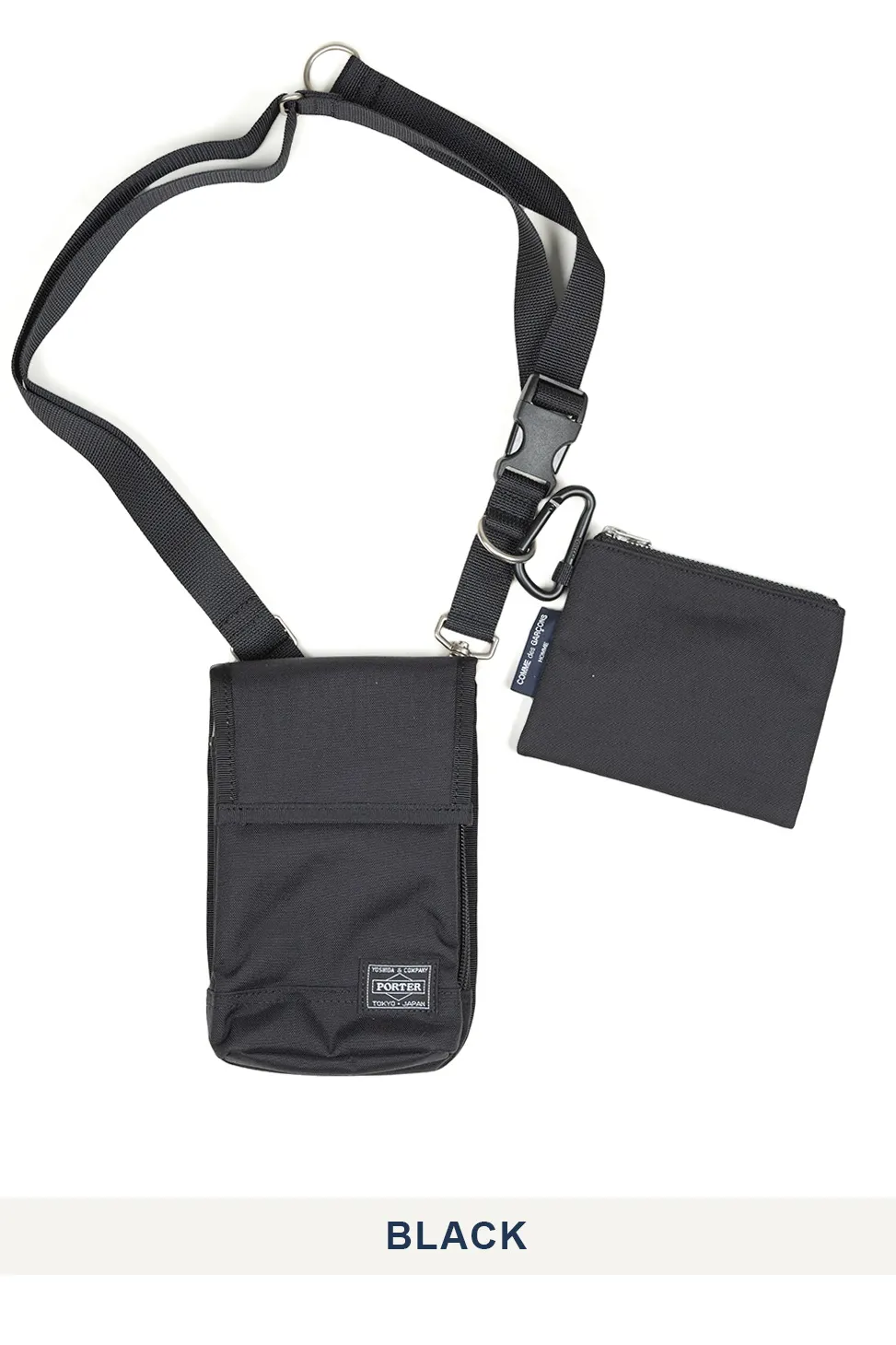 Outlet Comme Des Garcons Homme x Porter Cordura Shoulder Bag in 2 Color Choices