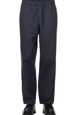 Outlet YLEVE Y : Cotton Poly Twill Tapered Easy Trousers - Navy