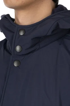 Online YLEVE Y : Nylon Fleece Coat - Navy