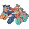 Best Kapital 60 Yarns Cotton Rib Stripe Socks - 4 Colors
