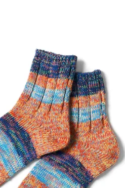 Best Kapital 60 Yarns Cotton Rib Stripe Socks - 4 Colors