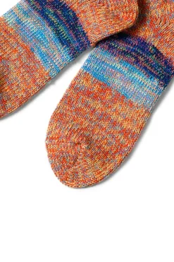 Best Kapital 60 Yarns Cotton Rib Stripe Socks - 4 Colors