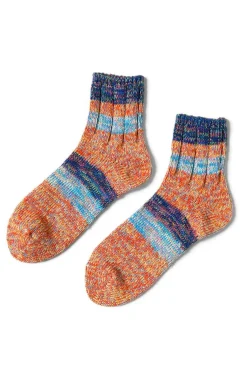Best Kapital 60 Yarns Cotton Rib Stripe Socks - 4 Colors