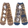 Clearance Kapital 200 Yarns FIZZ Print DAMASK Socks - 2 Colors