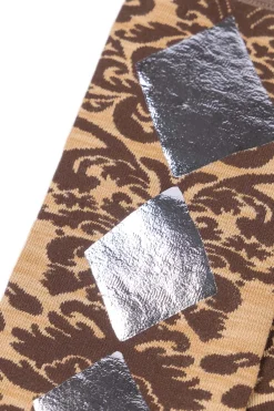 Clearance Kapital 200 Yarns FIZZ Print DAMASK Socks - 2 Colors
