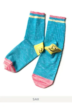 Clearance Kapital 96 Yarns IVY RAINBOWY HAPPY HEEL Socks - 5 Colors