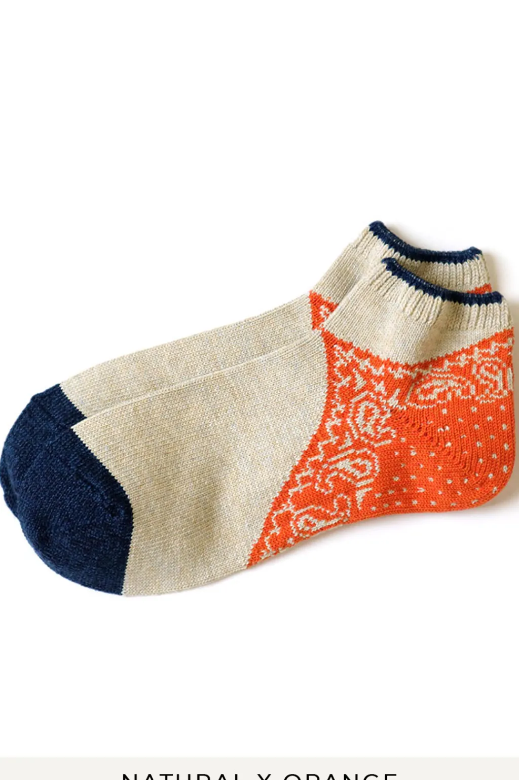 Clearance Kapital 96 Yarns Paisley Bandana Heel Ankle Socks - 4 Colors