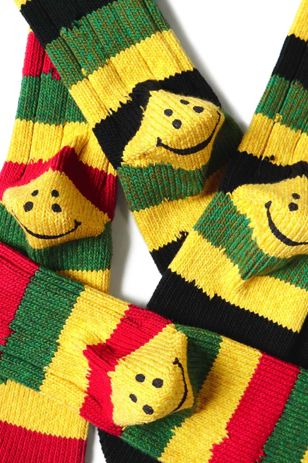 Online Kapital 56 Yarns RASTA RAINBOWY HAPPY HEEL Socks - 2 Colour Choices
