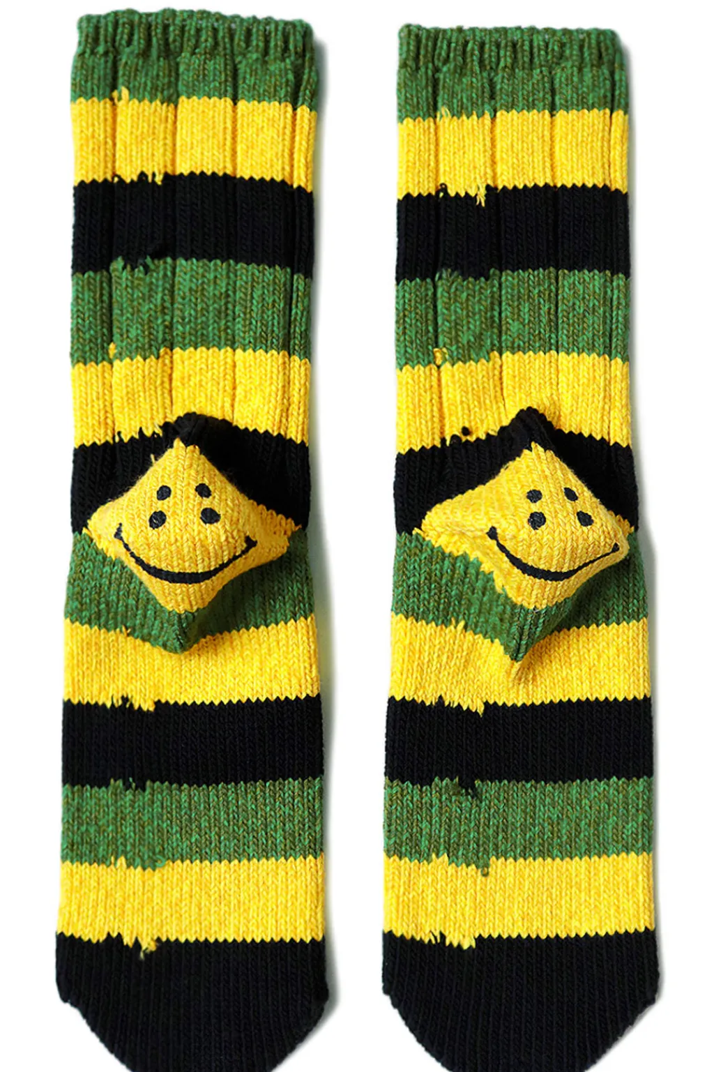 Online Kapital 56 Yarns RASTA RAINBOWY HAPPY HEEL Socks - 2 Colour Choices
