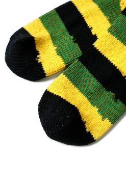 Online Kapital 56 Yarns RASTA RAINBOWY HAPPY HEEL Socks - 2 Colour Choices