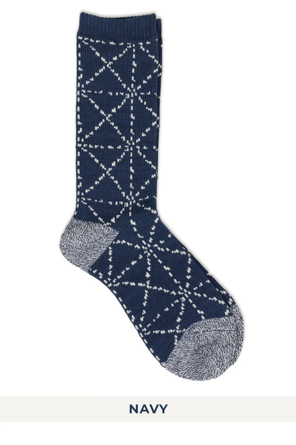 Hot Kapital 84 Yarns SASHIKO Socks in 2 Color Choices