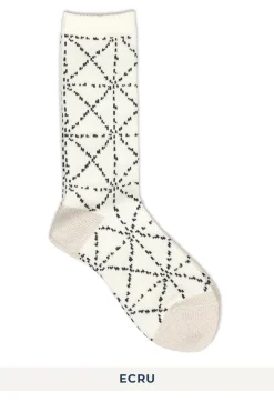 Hot Kapital 84 Yarns SASHIKO Socks in 2 Color Choices