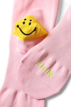 Online Kapital 144 Yarns SUPER-DRY IVY HEEL-SMILIE Socks - in 6 Color Choices